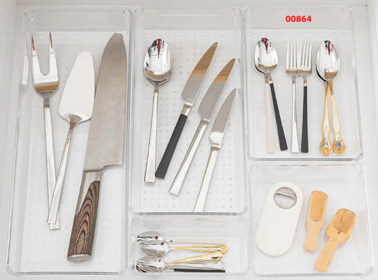 Ultra Clear Punto Modular Drawer Organizer 22.5x15x5.5 c