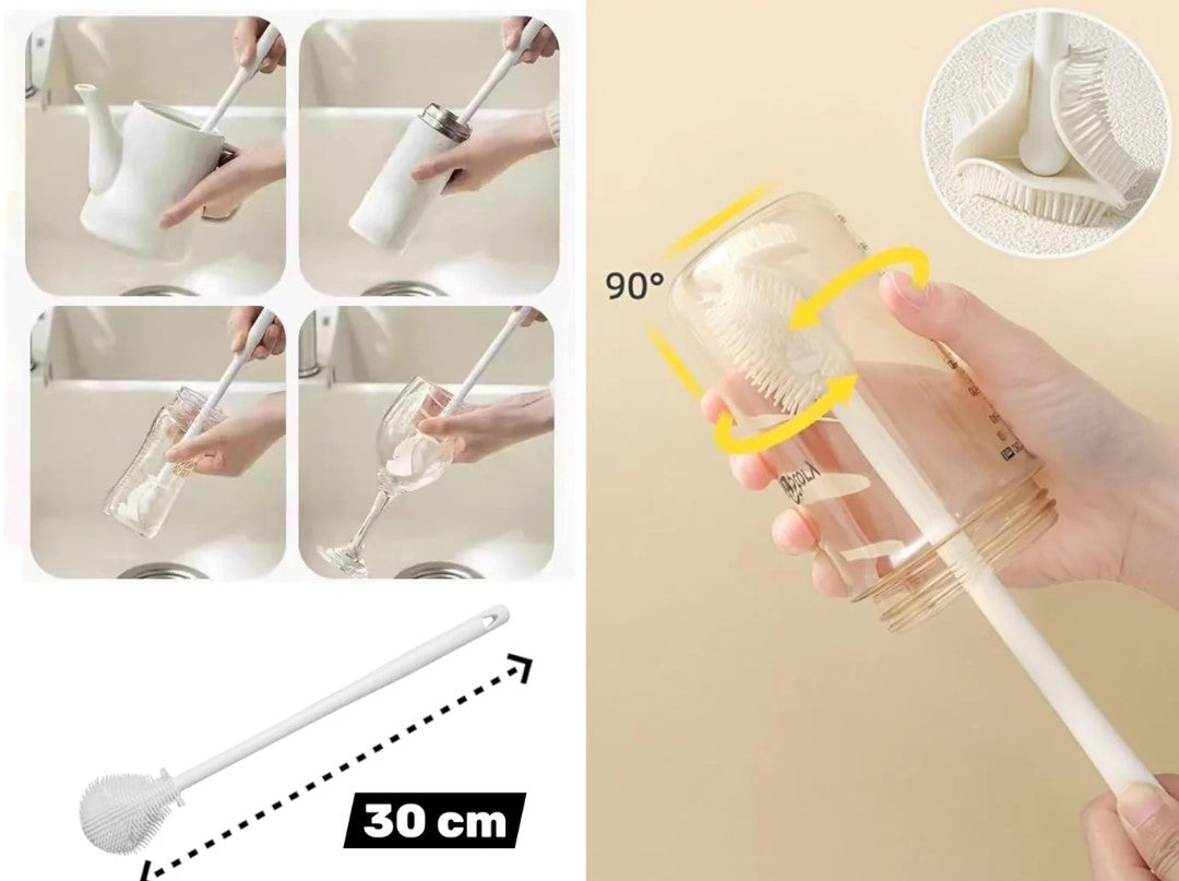 Flexible Silicone Bottle Brush