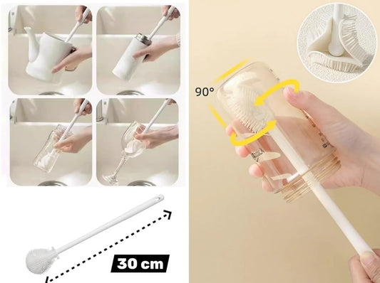 Flexible Silicone Bottle Brush
