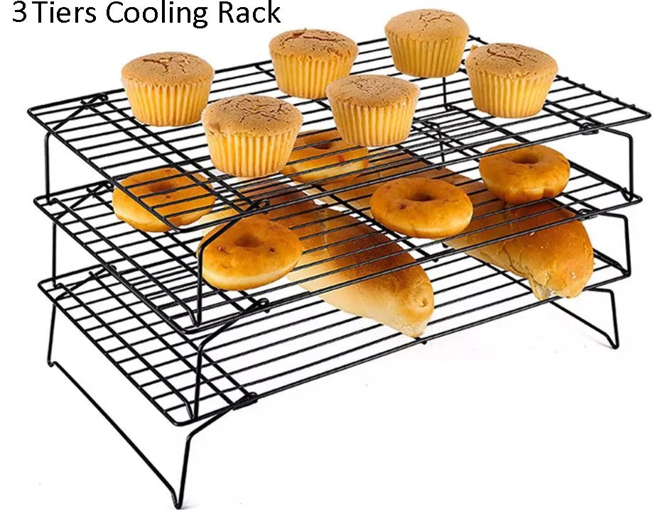 3 Tiers Cooling Rack 41x26x5.5 cm