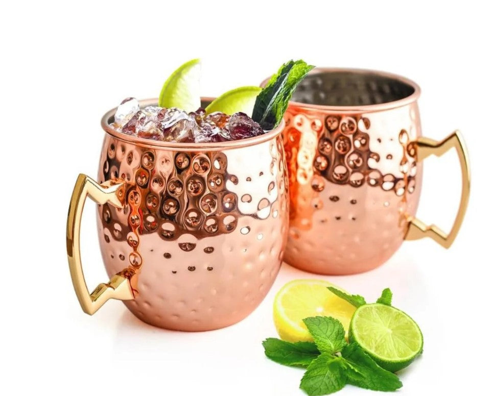 Moscow Mule Stainless Mug with Coppery Look