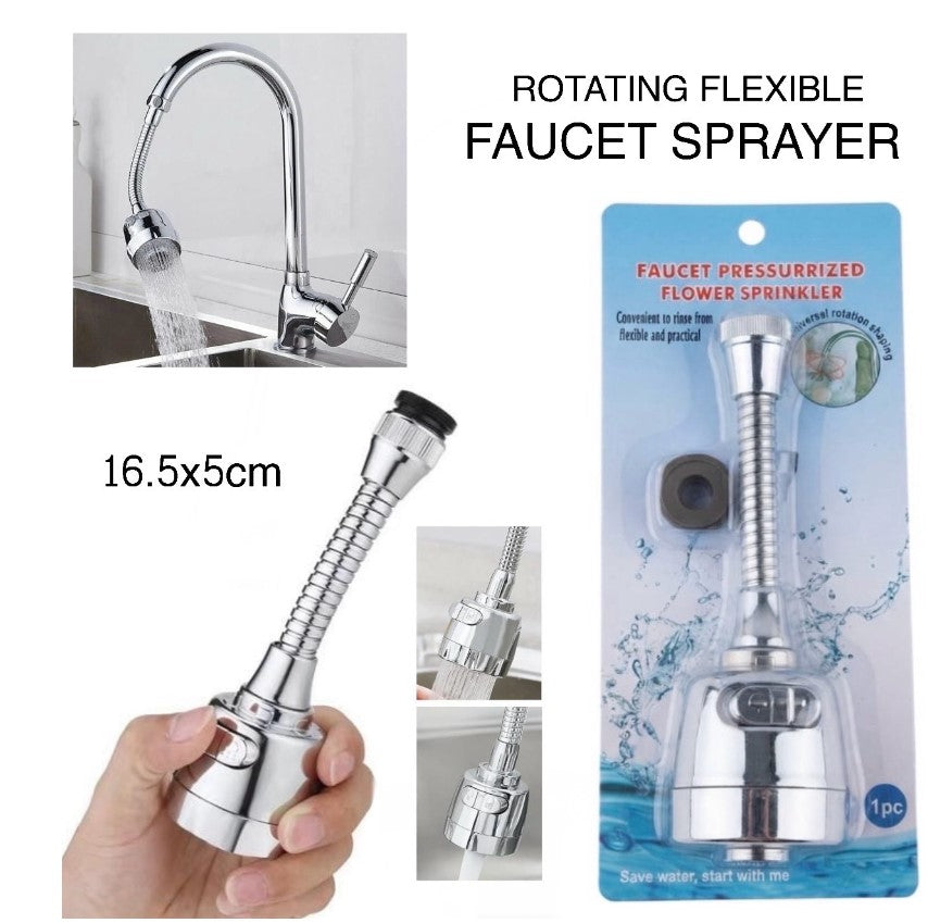 Rotating Flexible Sink Faucet Attachment