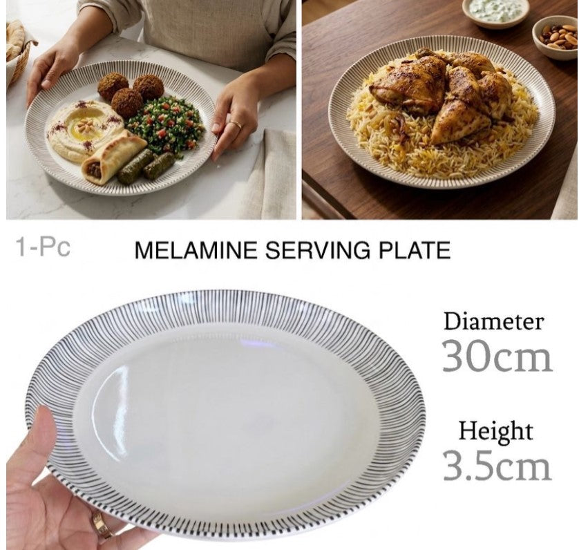 1-Pc 12” Melamine Serving Dish (BET-6059)