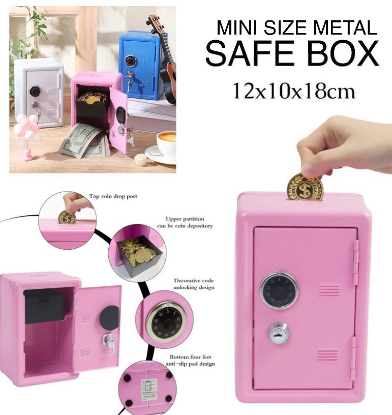 Mini Metal Safe Box