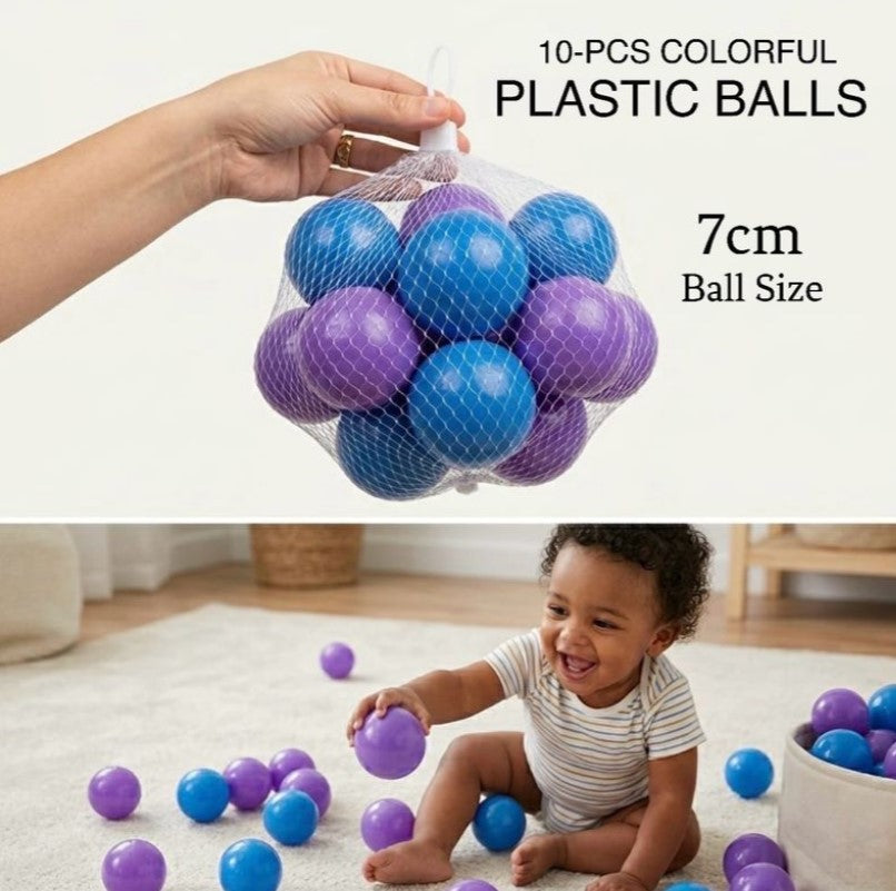 10-Pcs Colorful Balls
