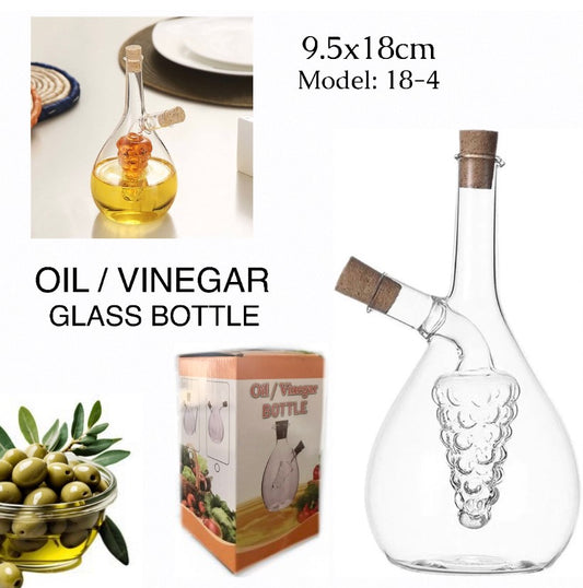 Oil/Vinegar Glass Bottle (18-4)