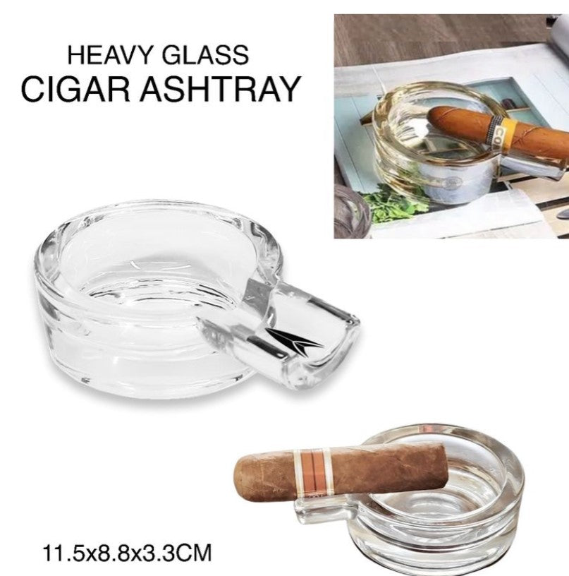 Cigar Glass Ashtray