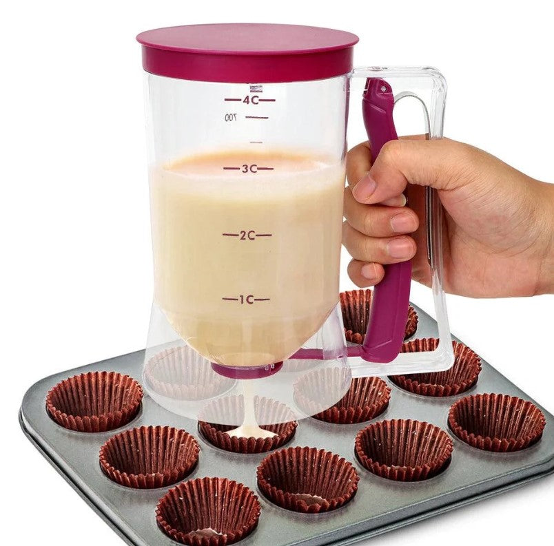 Batter Dispenser with Measuring Label