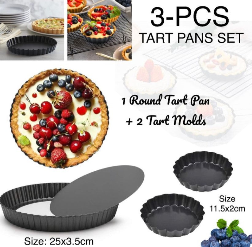 Tart Pan + 2 Molds