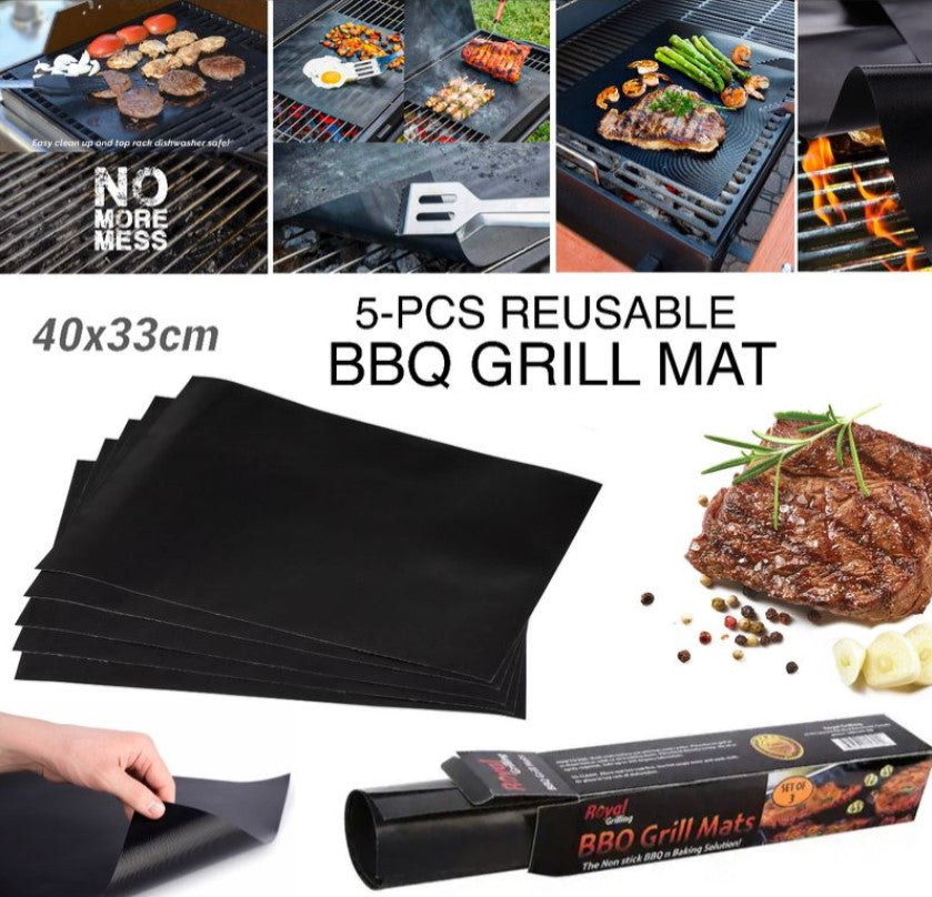 5-Pcs BBQ Mats