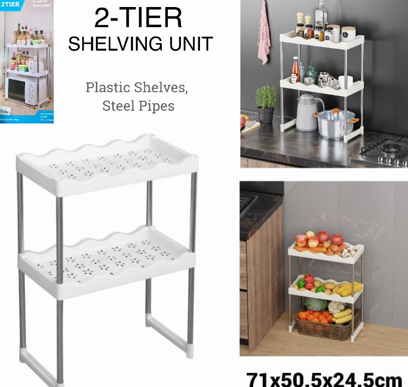 2-Tier Shelving Rack