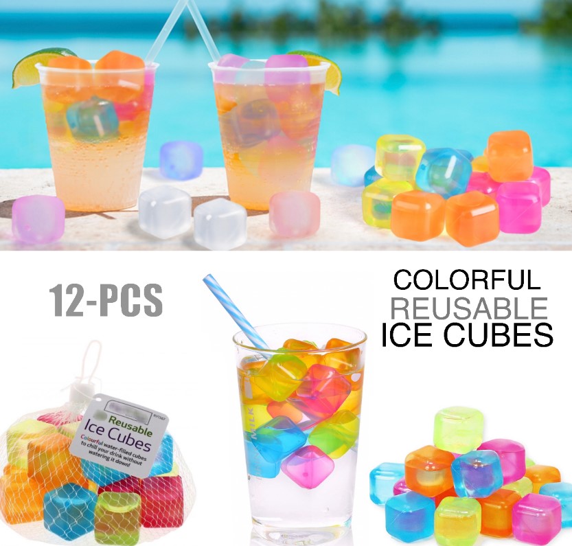 Reusable Ice Cubes (Colorful)