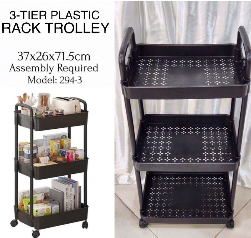 3-Tier Rack Trolley (294-3)