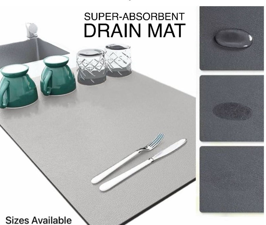 Absorbent Drain Mat