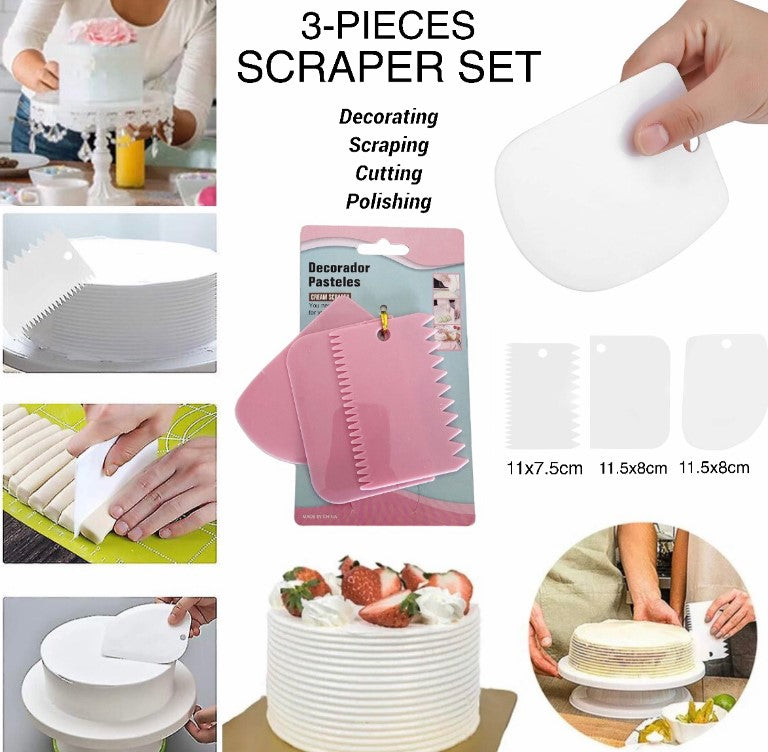 3-Pcs Scraper Set