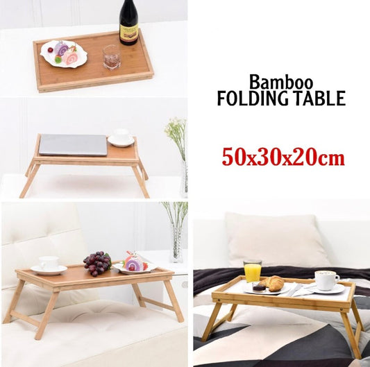 Folding Bamboo Table
