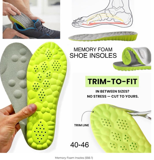 Memory Foam Insoles (556-1)
