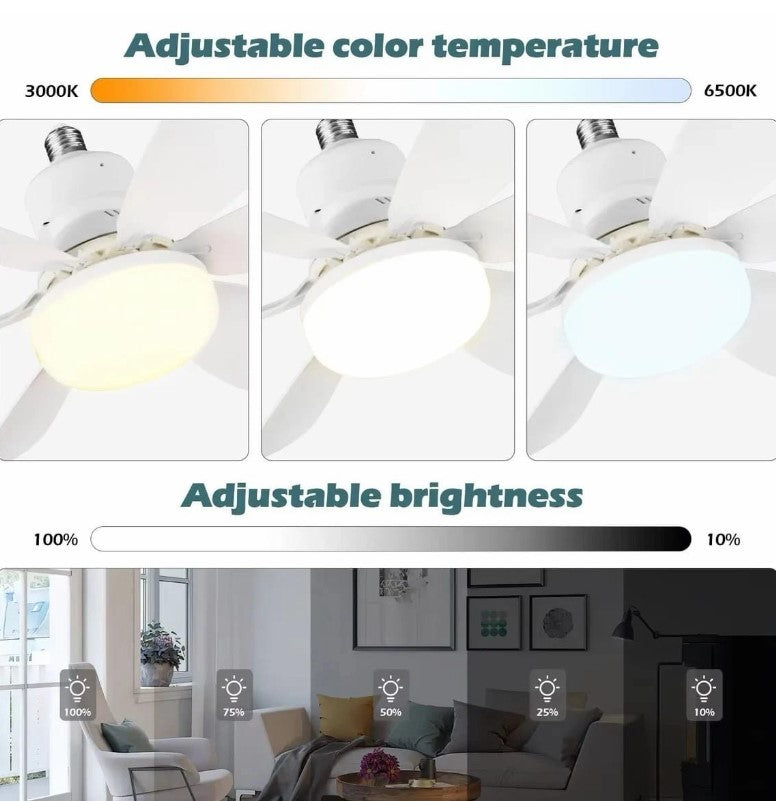 Small LED Ceiling Fan 40W